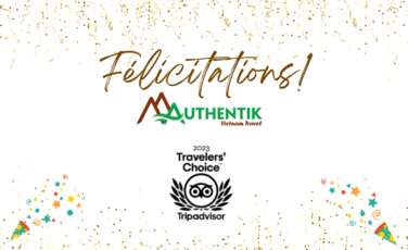 Tripadvisor Traveller's choice 2023 pour Authentik Vietnam