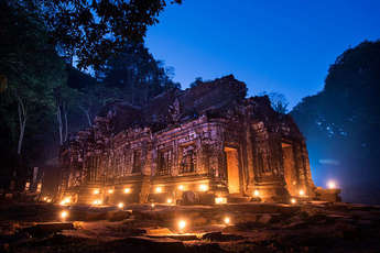 La grande fête bouddhiste du Vat Phou au Laos