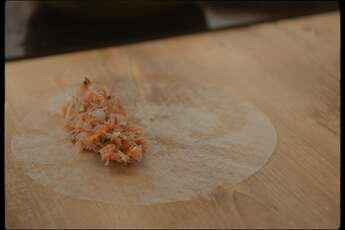 Les feuilles de riz du village de Cheu