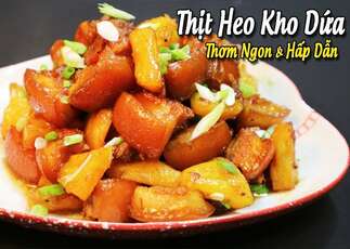 Recette du porc au caramel et à l'ananas (lợn kho tộ với dứa)