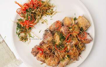 Recette du poulet au sel (Gà rang muối)