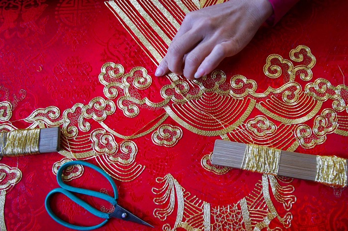 Quat Dong, berceau de la broderie du Nord Vietnam