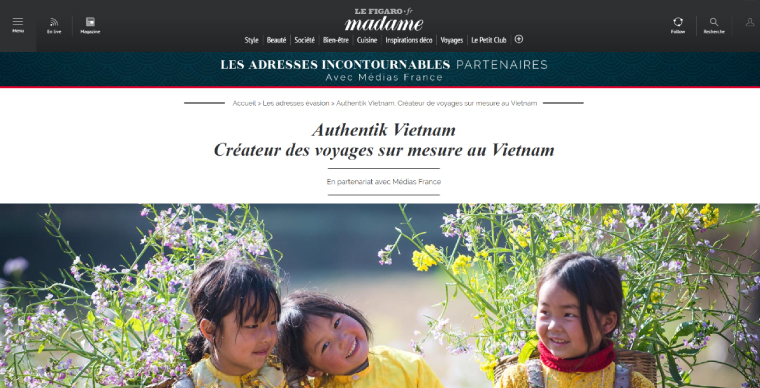Authentik Vietnam sur Madame Le Figaro&nbsp;