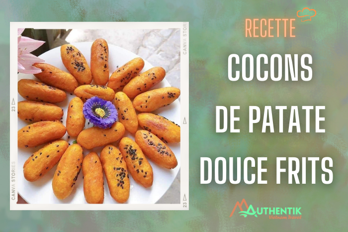 Recette de cocons de patate douce frit à la vietnamienne ( Khoai lang kén ) 