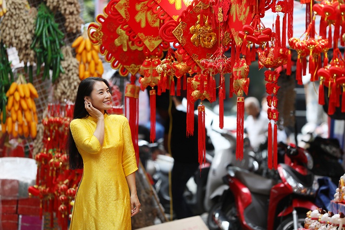 Exploration du Tet du vieux quartier de Hanoï