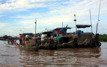 Long Xuyen - Marrché flottant - HCM Ville
