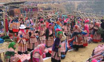 Sapa – marché des ethnies – Bac Ha.